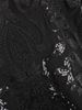 Picture of SEQUIN SHIFT DRESS BLACK
